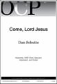 Come Lord Jesus SAB choral sheet music cover
